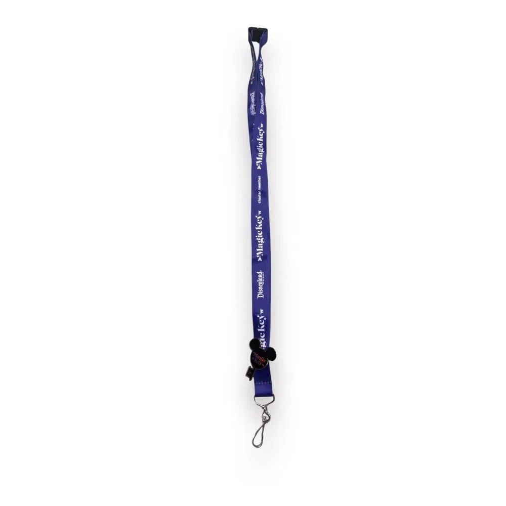 Disney Magic Key‎ Holder Lanyard with Magic Key Pin Disney Blue